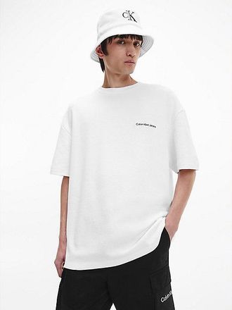 Calvin Klein Oversized T-shirt van wafelkatoen