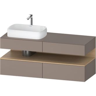 Duravit Qatego Consola Mueble Bajo Lavabo, 2 Extensiones, 2 - Duravit