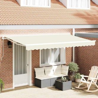 vidaXL Tela De Recambio Para Toldo Crema 400 X 200 Cm Lona Vidaxl