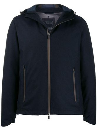 Herno Donsjack met capuchon - Blauw