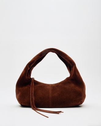 N&uacute;noo Kleine Alma Suede Chocolade N&uacute;noo x Lia Tas