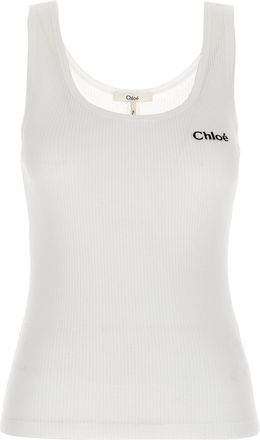 Chlo&eacute; Chlo&eacute; -logo -borduurwerk top