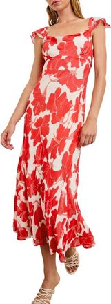 Rails Marigold Dress In Scarlet Hibiscus