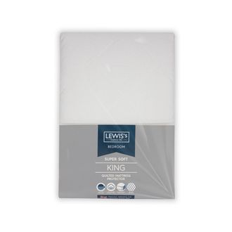 Lewis's Quilted Mattress Protector - Double | TJ Hughes