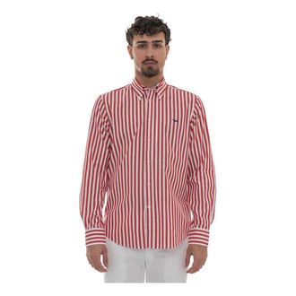 Harmont & Blaine Casual Shirts, male, Red, Size: 3XL Crq001 Casual shirt