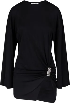 The Attico Abito Mini Drappeggiato