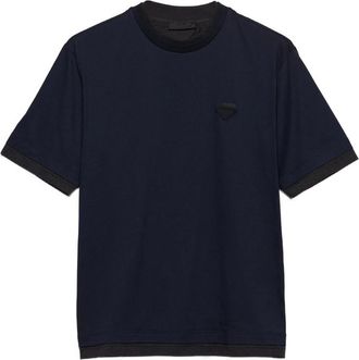 Prada Triangle-logo Cotton T-shirt