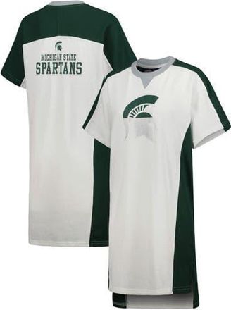 G-III 4Her by Carl Banks Womens G-III 4Her by Carl Banks White Michigan State Spartans Home Run T-Shirt Dress at Nordstrom, Size Medium