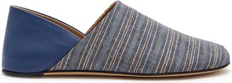 J.W.Anderson Striped-jacquard Woven Babouche Flats - Multicoloured - 36 (IT36 / UK3)