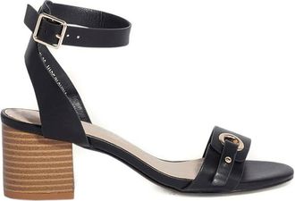 Generic Ladies Oasis Stacked Mid Heel Womens Ankle Strap Evening Party Open Toe Shoe Size 7