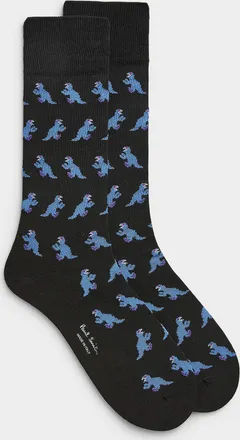 Paul Smith Mens Dinosaur dress socks