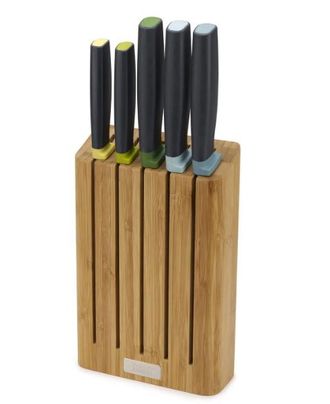 Joseph Joseph Juego De Cuchillos Joseph Joseph Elevate De 5 Piezas, Dise&ntilde;o Ergon&oacute;mico Y Funcional, Cuchillos De Alta Calidad Para Corte Preciso, Resistentes Al Calo