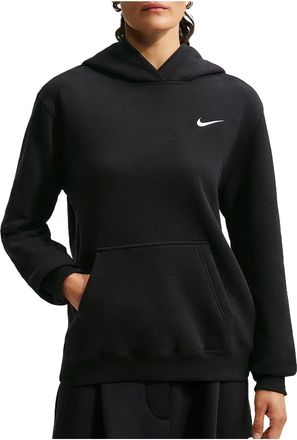 Nike (WMNS) Nike Studio Fleece Medium Weight Hoodie Total Black IR8301-001