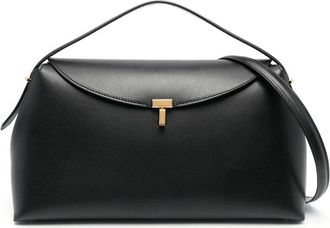 Toteme T-Lock Leather Shoulder Bag