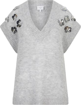 Dante6 Dames, Truien, Grijs, Maat: S Wol