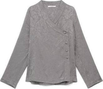 Maliparmi Maliparmi, Dames, Blouses & Shirts, Grijs, Maat: XL