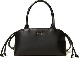 Twinset Bauletto met Pouch met Print - Dames - Handtassen - Zwart - ONE Size - Polyester - Tassen