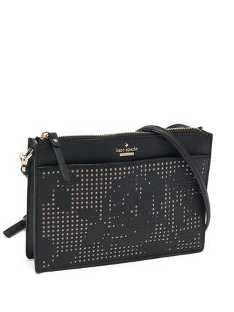 Kate Spade New York Clarise cross body bag - women - Calf Leather - One Size - Black