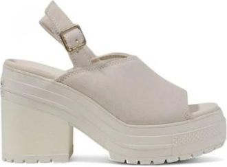 Converse Chuck 70 DE Luxe - Dames - Sandalen met hakken - Grijs - 41 1/2 EU - Leer - Schoenen