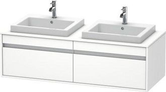 Duravit Duravit Ketho Mueble De Pared 6797, 2 Extra&iacute;bles, 1400mm, Para 1 Lavabo Empotrado, Izquierda, Color (frente/cuerpo): Decoraci&oacute;n Roble Europeo - Kt6797