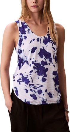 Calvin Klein Textured Print Tank Top