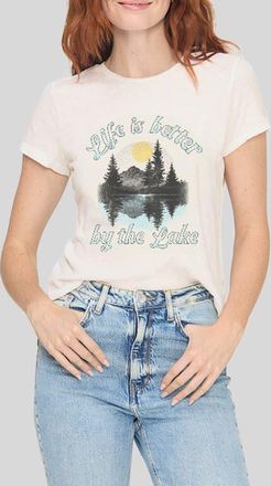 Project Social T Better by the Lake Graphic T-Shirt in Vintage White at Nordstrom, Size X-Small