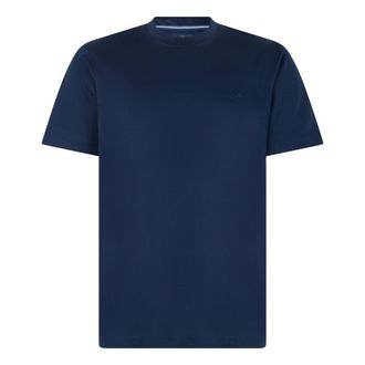 Paul & Shark Dark Blue T-shirt in Cotton - male - Paul & Shark - T-Shirts - Blue - 2XL - Tops