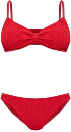 Hunza G Mujer, Trajes de baño, Rojo, Talla: ONE Size