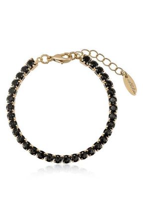 Ettika Giselle Sparkle Bracelet in Black at Nordstrom