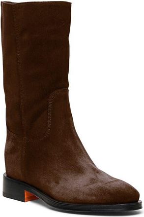 Santoni Suede Boot in Brown-T50 at Nordstrom, Size 38.5