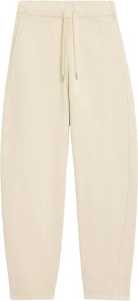 Ami Joggers Barrel in Cotone - - Trousers - Uomo - Beige - L