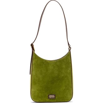 Frances Valentine Sadie Suede Shoulder Bag in Fern at Nordstrom