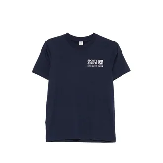 Sporty & Rich Promo Logo-print Short-sleeve T-shirt
