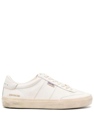 Golden Goose White Leather Sneakers
