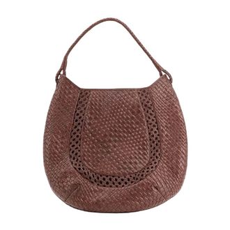 Ibeliv Lamia Woven Tote - Bags - Mujer - Marr&oacute;n - ONE SIZE