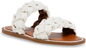 Steve Madden Summer Slippers - Dames - Sandalen - Wit - 37 1/2 EU - Schoenen