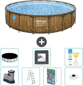 Bestway Piscina Bestway Power Steel Redonda - 549x122 Cm - 8-piezas S608