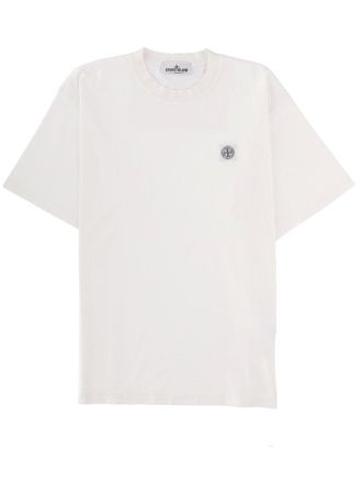 Stone Island T Shirt With Logo Patch