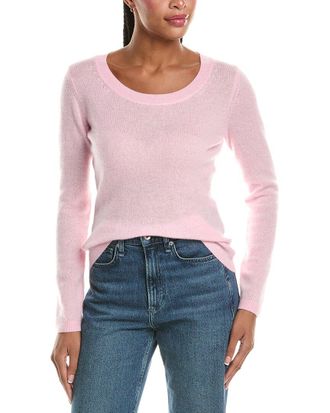 N.Peal N. PEAL Gauzy Scoop Neck Sweater