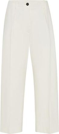Brunello Cucinelli Pleated chino trousers in Panama at Nordstrom, Size 34 It