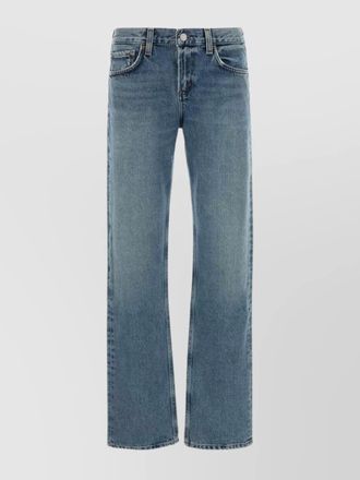 A Gold E denim straight-leg trousers