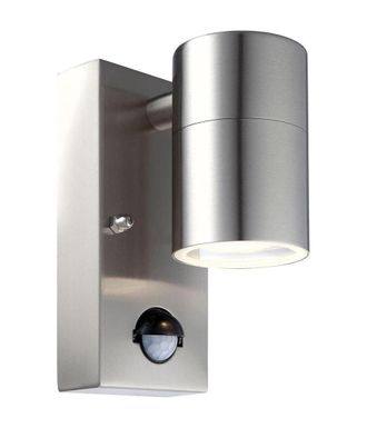 Trade Shop Trade Shop - Aplique Cuerpo Aluminio Con Sensor De Movimiento Gu10 Ip44