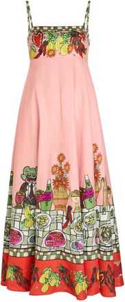 Alemais Alemais Contessa Printed Cotton Maxi Dress - Multicoloured - 16 (UK16 / XL)