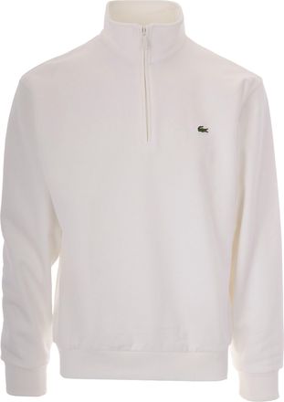 Lacoste Pullover Sweatshirt With High Collar And Embroidered Crocodile