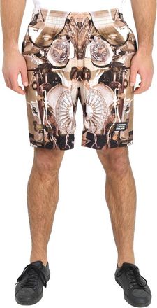 Burberry Mens Bronze Stretton Wilford Mesh Shorts, Size X-Small