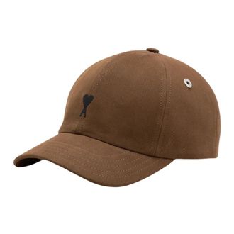 Ami Ami de Coeur Cap - unisex - Petten - Bruin - ONE Size - Katoen - Accessoires