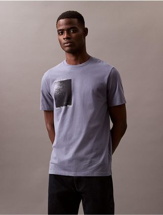 Calvin Klein Jeans Calvin Klein Mens Light Graphic Classic T-Shirt - Blue - XS