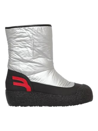 Bally Womens Camely Synthetic Fabric Boots In Silver