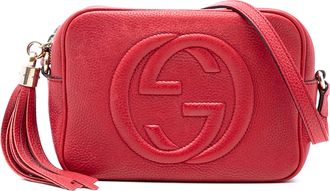 Gucci Pre-owned Womens Leather Soho Disco Crossbody - Poppy - One Size