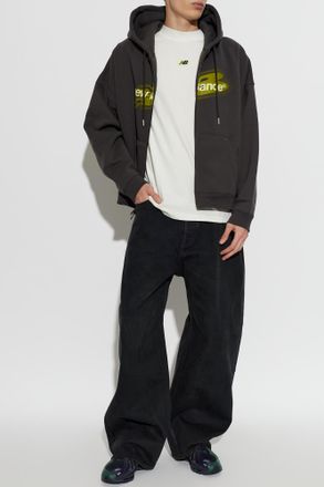 New Balance Logo Sweatshirt, Mens, Black